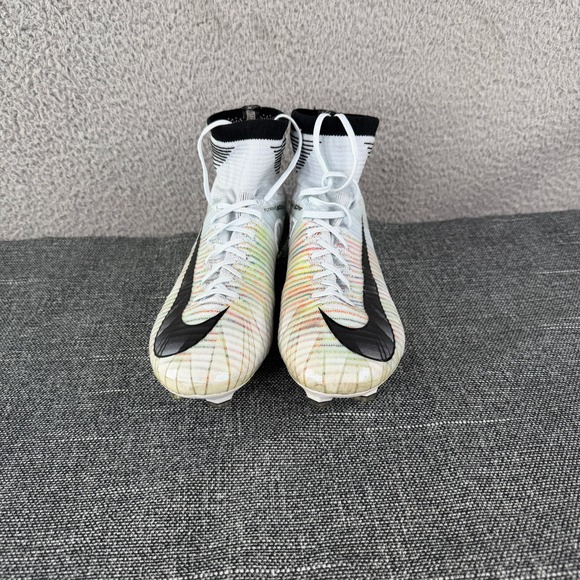 Nike Mercurial Superfly V CR7 FG Soccer Cleats White Multicolor Size 8 Rare - Picture 3 of 10